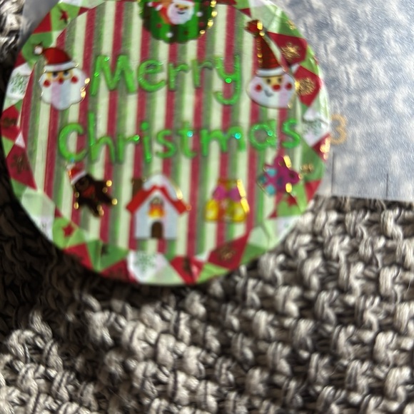 New Handmade 3”x3” wooden “Merry Christmas” tree ornament $11 - Picture 6 of 6